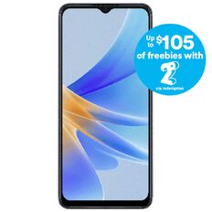 2degrees OPPO A17 64GB Bundle Midnight Black