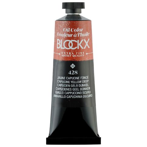 BLOCKX Oil Tube 35ml S3 428 Capucine Deep Yellow