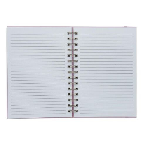Uniti Floral Spiral Notebook A5 Pink A5