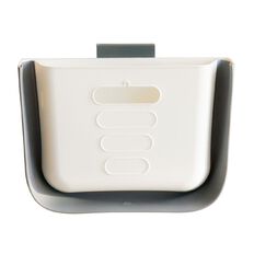 Living & Co Collapsible Wall Mounted Rubbish Bin White 6L