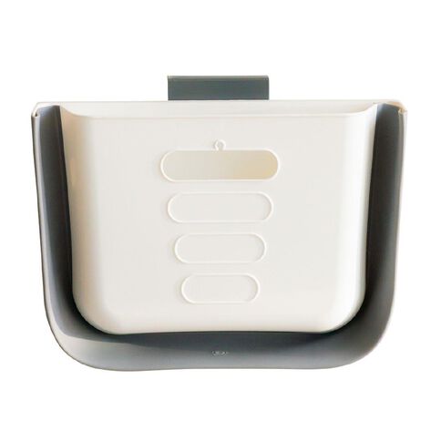 Living & Co Collapsible Wall Mounted Rubbish Bin White 6L