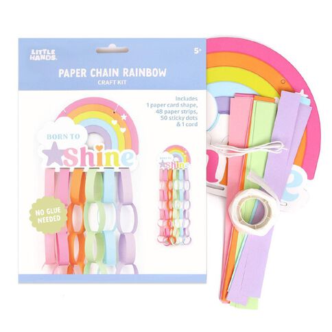 Little Hands Paper Chain Kit Rainbow