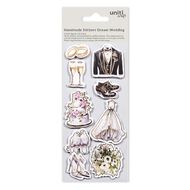 Foil Handmade Sticker - Dream Wedding 9Pc Little Birdie