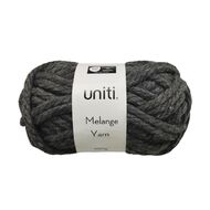 Uniti Melange Yarn Grey Dark 100g