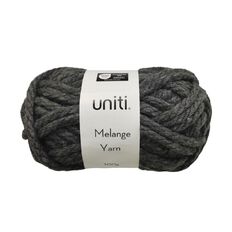 Uniti Melange Yarn Grey Dark 100g