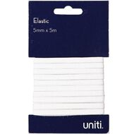 Uniti Elastic 5mm x 5m White