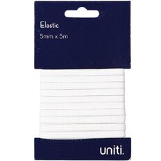 Uniti Elastic 5mm x 5m White
