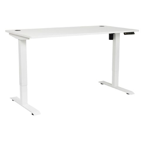 Jasper J Single Motor 3 Programmable Controller 1500mm Desk White/White