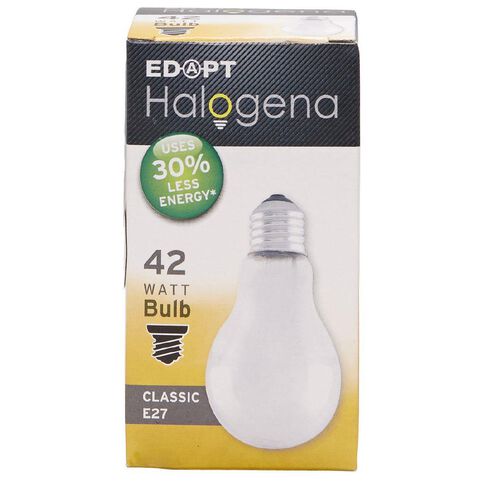 Edapt Halogena E27 Classic Light Bulb 42w