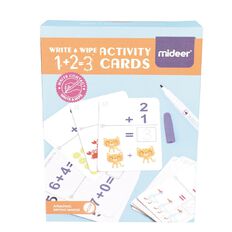 Wipe And Write Activity 1+2=3 Cards