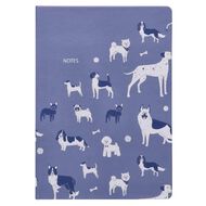 Uniti Stationery Dogs Notebook A5