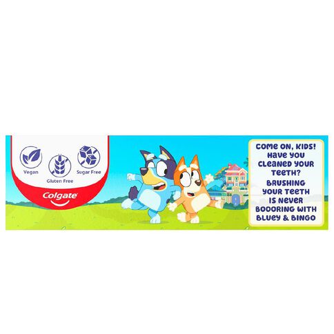 Colgate Kids' Junior Bluey Toothpaste Mild Mint Gel 90g