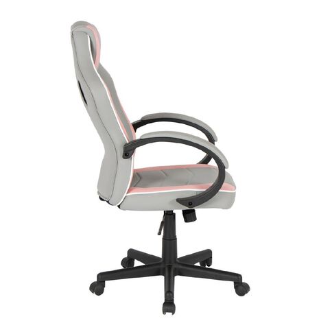 Living & Co Gaming Chair Pink/Grey
