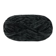 Birch Velvet Yarn 100% Polyester 100G Black