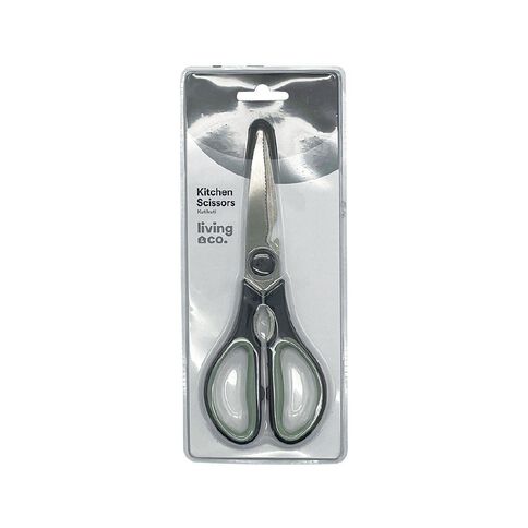 Living & Co Quality Kitchen Scissors-Pull Apart Sage/Navy