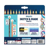 Crayola Sketch & Shade Pencil 12 Pack