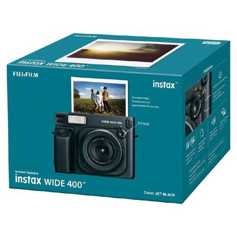 Fujifilm Instax Wide 400 Jet Black Camera