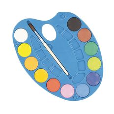 Kookie Watercolour Tablet 12 Pack Multi-Coloured