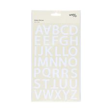 Uniti Foil Alpha Stickers White White
