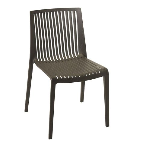 Cool Indoor/Outdoor Stacker Chair Charcoal