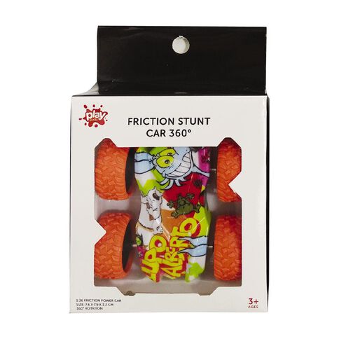 Play Studio Friction Stunt Car 360 Rotate Assorted