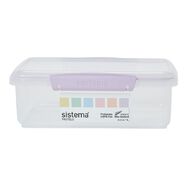 Sistema Klip It Pastels Rectangular Box Assorted Colours 2L