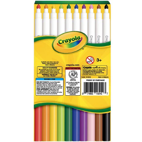 Crayola 40 Pack Supertips Washable Marker Deskpack