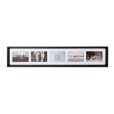 Living & Co Box Landscape Collage Frame with 5 Openings Black 4in x 6in