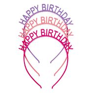 Party Inc Happy Birthday Headbands 3 Pack