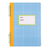 Uniti Stationery Checker Blue A4 Notebook