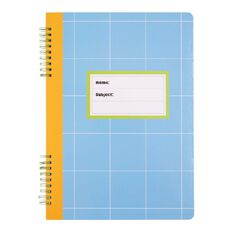 Uniti Stationery Checker Blue A4 Notebook