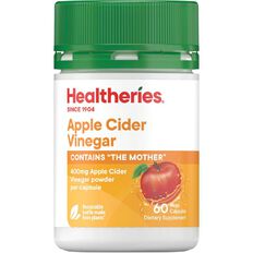 Healtheries Apple Cider Vinegar Capsules 60s