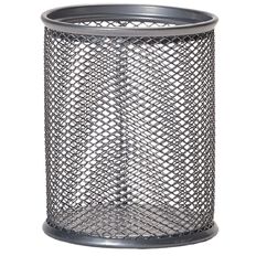 Impact Mesh Pencil Holder Pewter