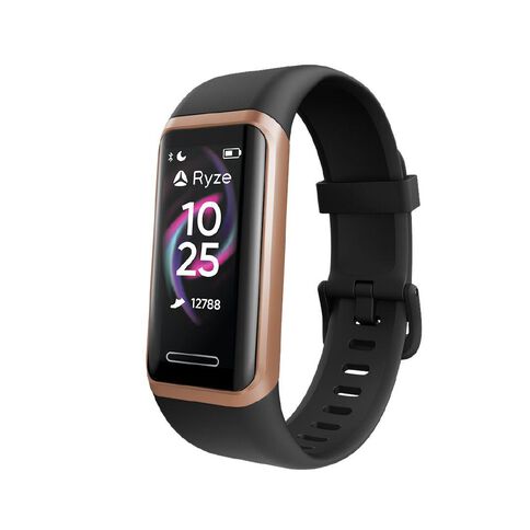 Ryze Elevate Smart Watch With Alexa Pink + Black
