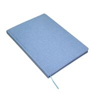 Uniti Stationery Linen A4 Notebook Blue