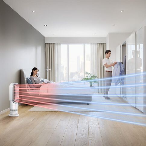 Dyson Hot + Cool Fan Heater White/Silver