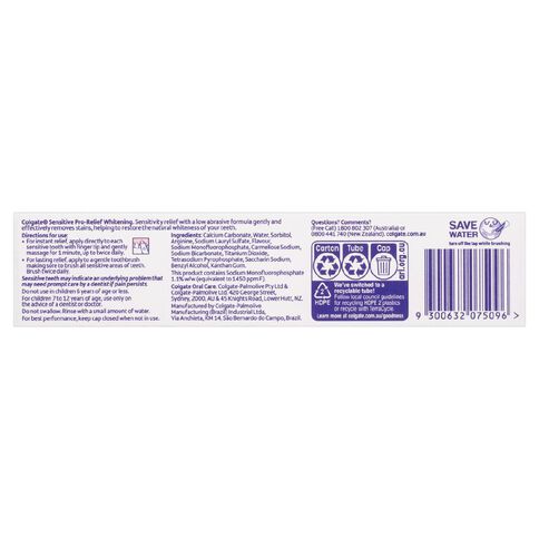 Colgate Sensitive Pro-Relief Multi-Protection Toothpaste 110g