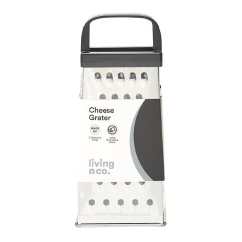 Living & Co Basic Cheese Grater Stainless Steel 8 inch