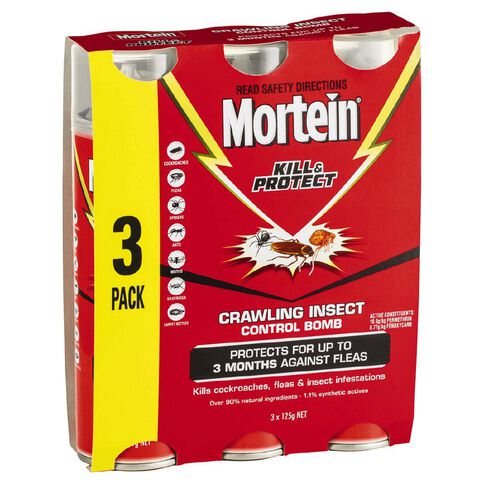 Mortein Control Bomb 3x125g