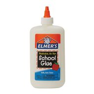 Elmer's PVA School Glue White Washable 225Ml White