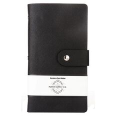 Paper Co Citta Business Card Holder 96 Pockets Black
