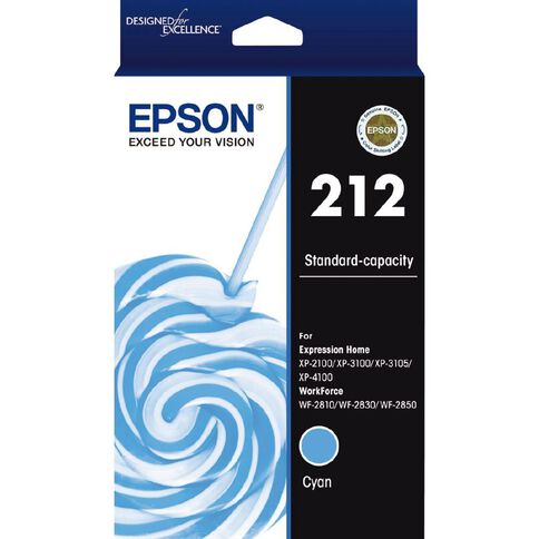Epson Ink 212 Cyan (130 Pages)