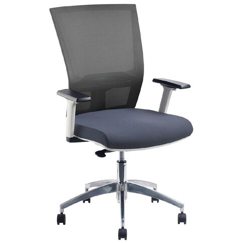 Jasper J Advance Air Plus Ergonomic Syncro Chair White/Charcoal