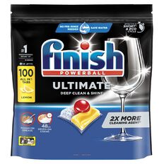 Finish Ultimate Pro Dishwashing Tablets Lemon 100 Pack