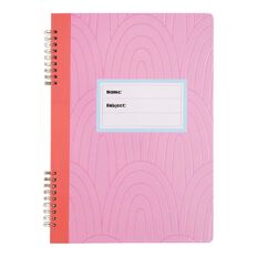 Uniti Stationery Pink A4 Notebook