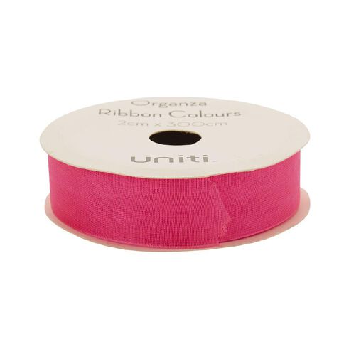 Uniti Organza Colour Ribbon 3m Assorted