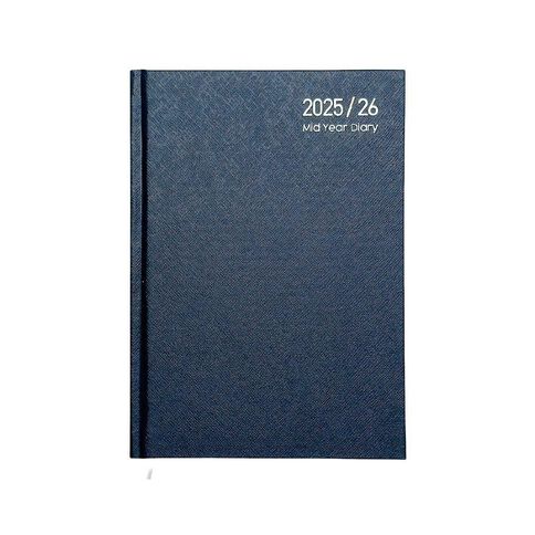 WS Mid Year Diary Day to Page 2025-26 Black