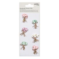 Uniti Handmade Flowers Bouquet 6pc Multicoloured
