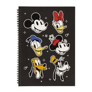 Mickey Mouse Notebook Black A4