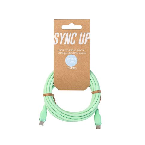 Spring Picnic USB-C To USB-C 2m Green